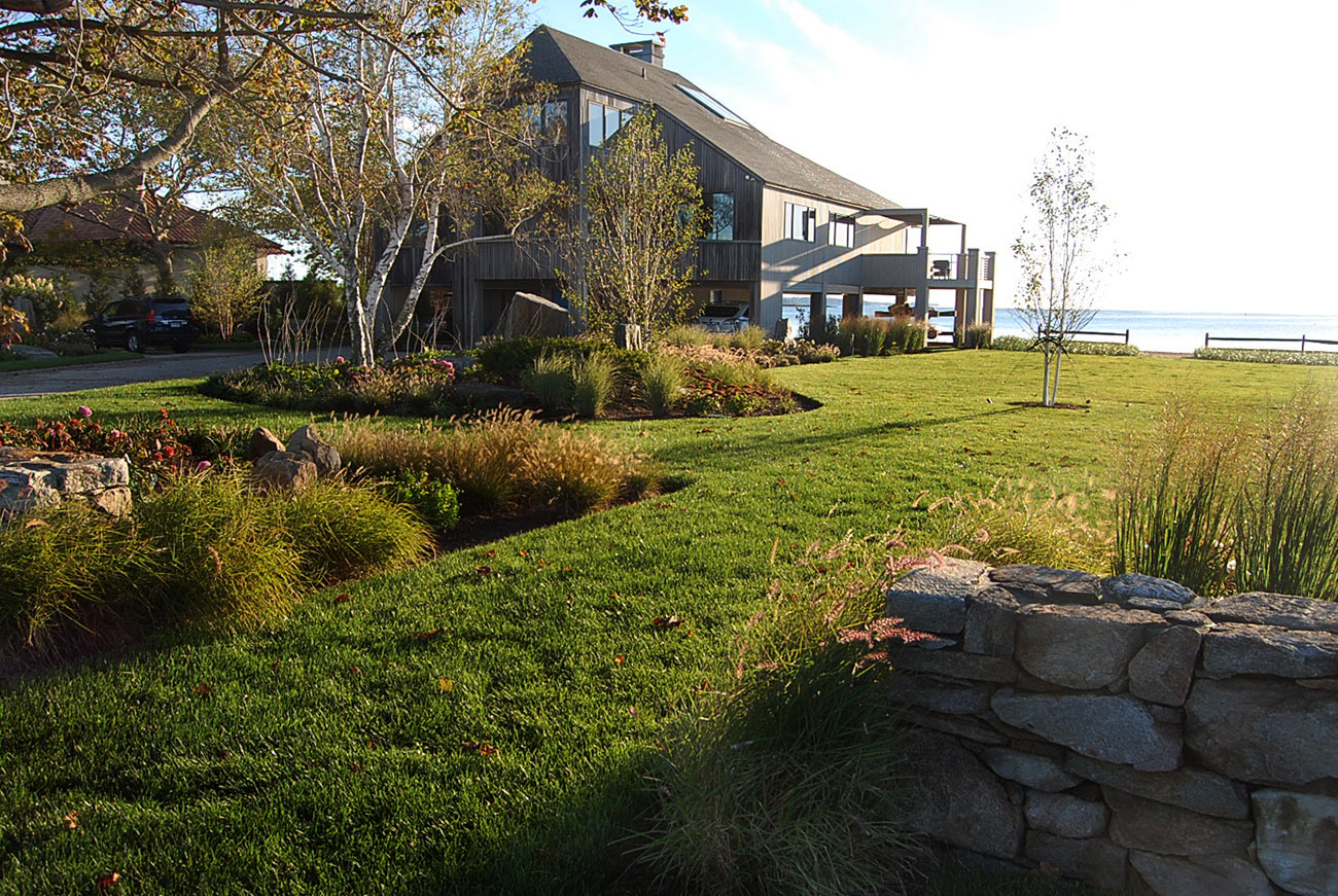 The LaurelRock Company - Residential Landscaping in CT - Bluff Point - Oceanfront Landscaping