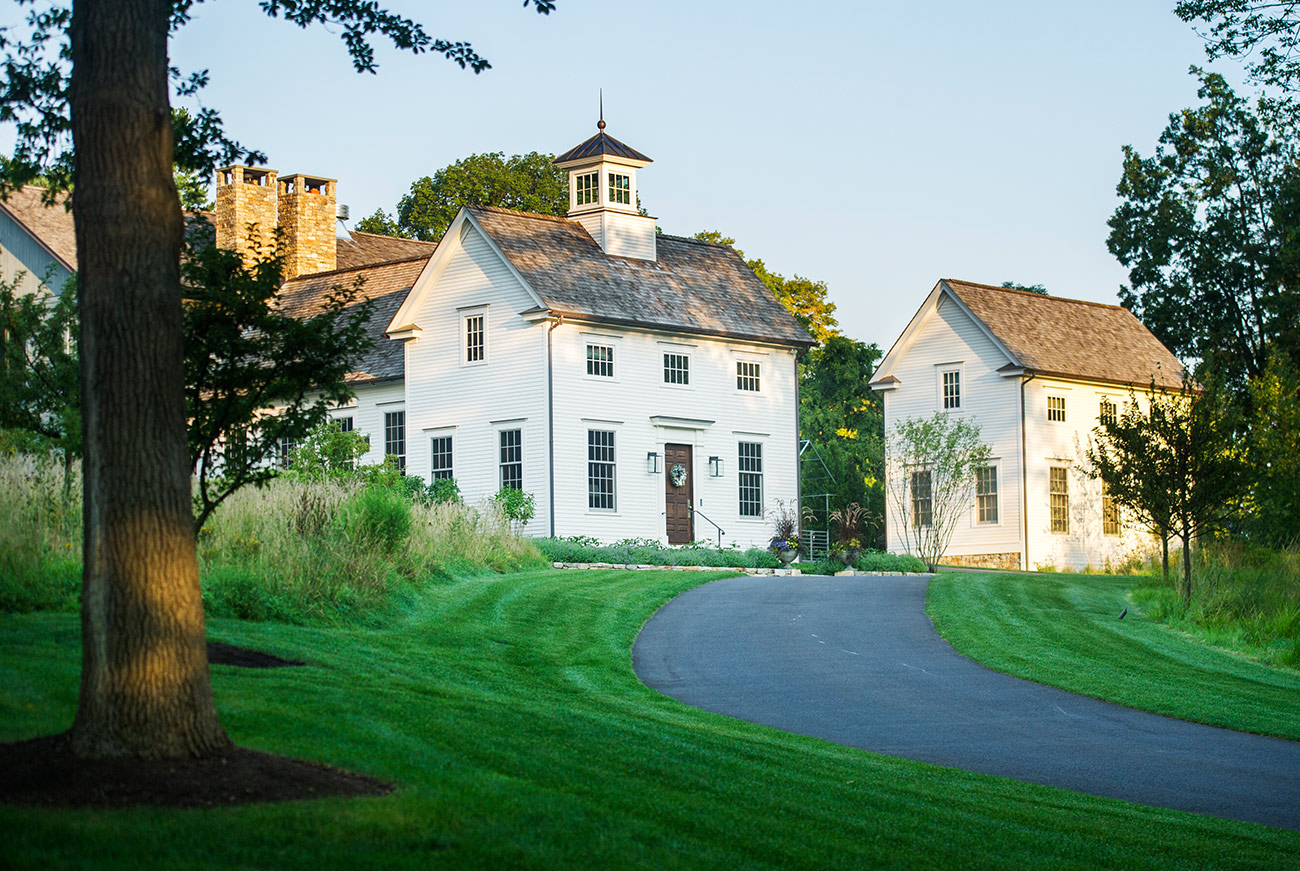 The LaurelRock Company - Residential Landscaping in Wilton CT - High Meadow Farm - Modern Farmhouse