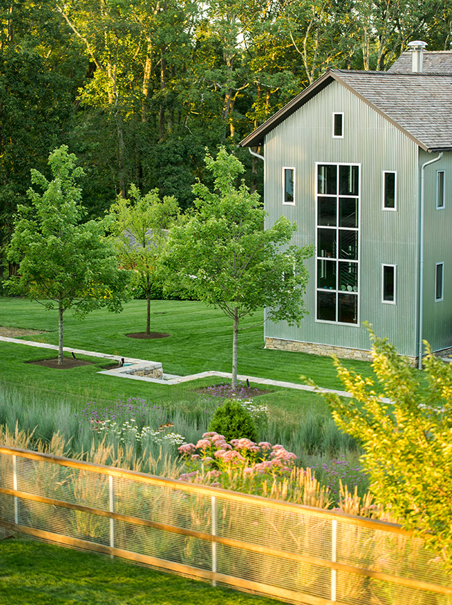 The LaurelRock Company - Residential Landscaping in Wilton CT - High Meadow Farm - Multi-Level Gardening