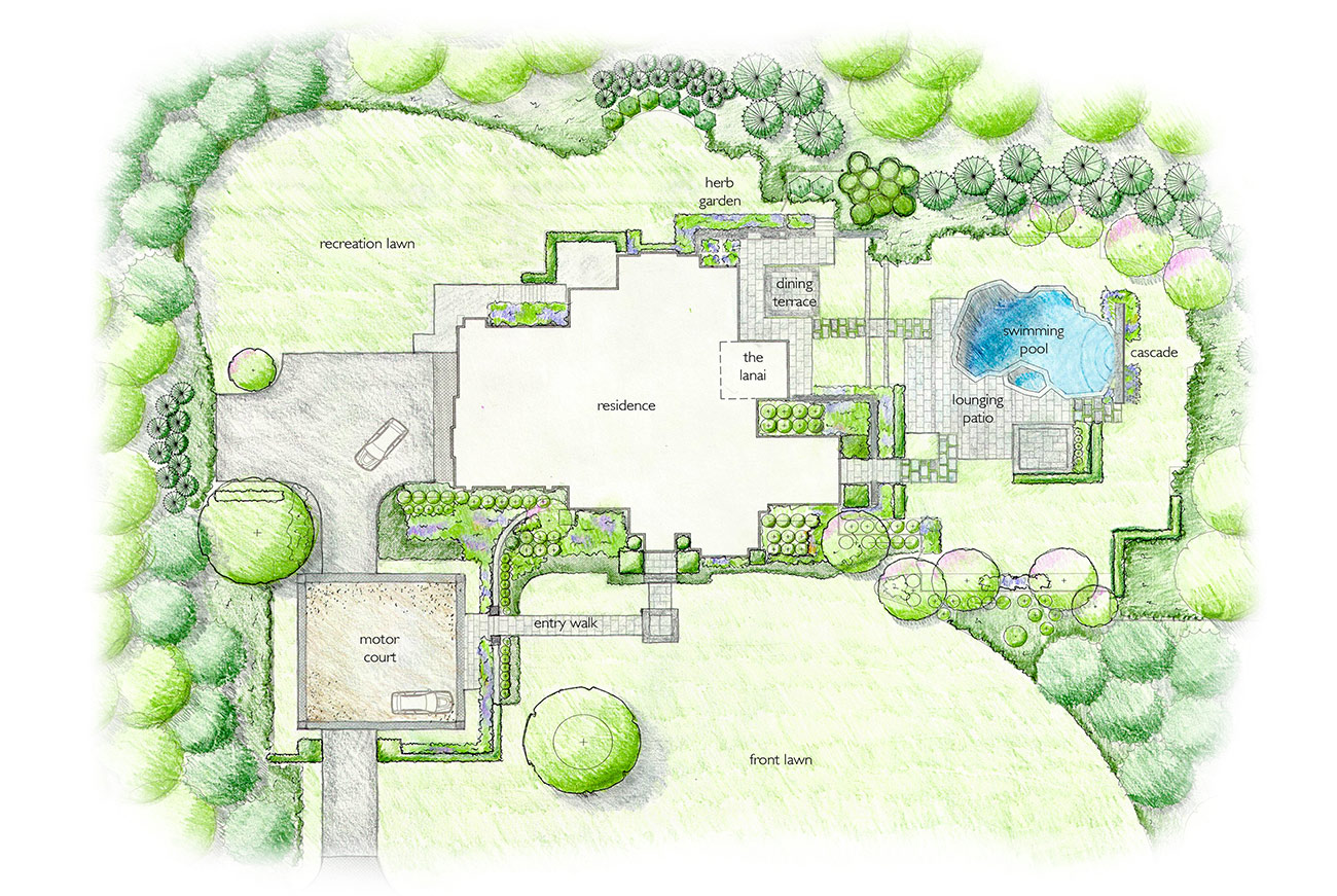 The LaurelRock Company - Residential Landscaping in CT - Hollow Tree Ridge - Landscaping Plan