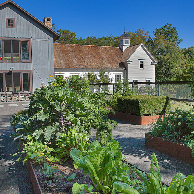 The LaurelRock Company provides year-round property enhancements such as edible gardens in the Summer.