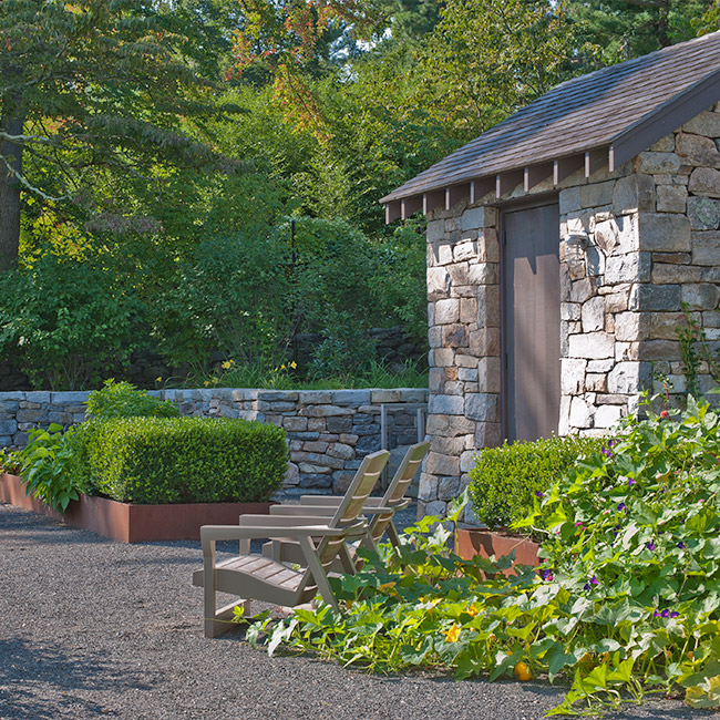 The LaurelRock Company provides year-round property enhancements such as edible gardens in the Summer.