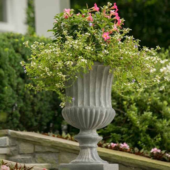 The LaurelRock Company provides year-round property enhancements such as planters in the Summer.